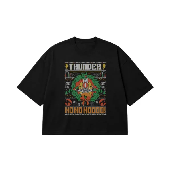 تیشرت باکسی کارتون Thundercats طرح کریسمس کد 30073
