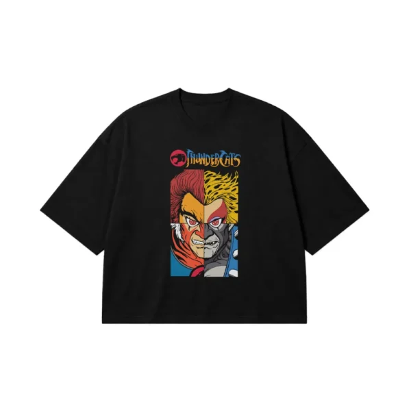 تیشرت باکسی خدمه ببر طرح ثاندرکتس (ThunderCats) کد 30321