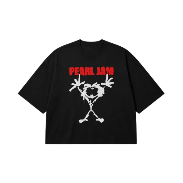 تیشرت باکسی پرل جم طرح آدمک بندبازی (Pearl Jam) کد 30557