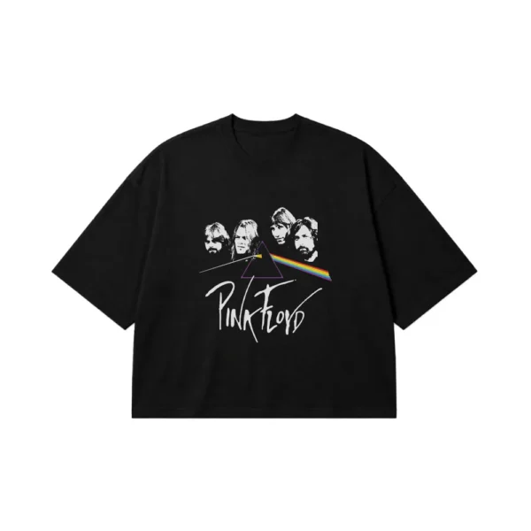 تیشرت باکسی پینک فلوید طرح Dark Side Of The Moon کد 30560
