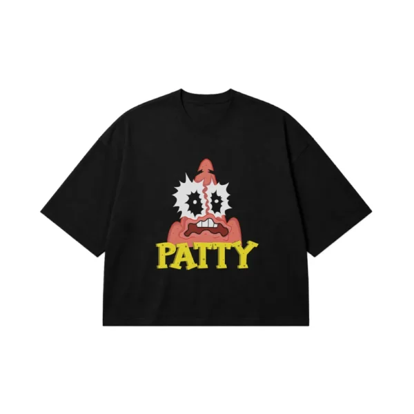 تیشرت باکسی پاتریک باب اسفنجی طرح Patty کد 30671