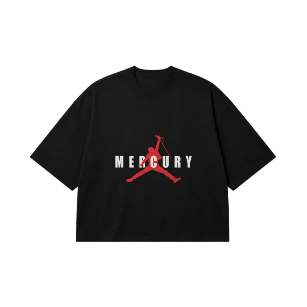 تیشرت باکسی فردی مرکوری طرح جامپمن (Freddie Mercury) کد 30871