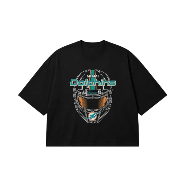 تیشرت باکسی فوتبال آمریکایی میامی دلفینز (Miami Dolphins) کد 30928