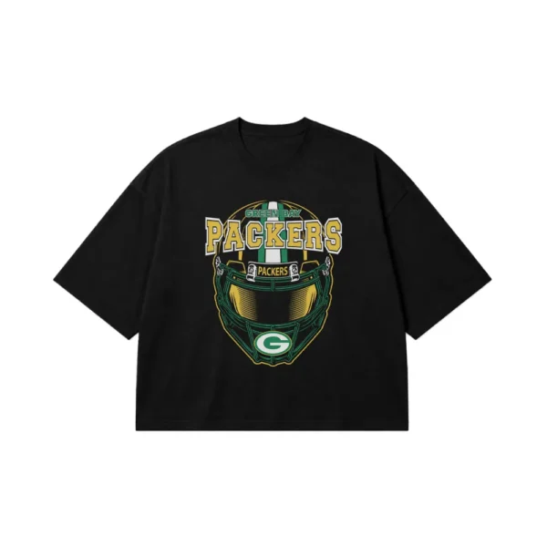 تیشرت باکسی فوتبال آمریکایی گرین‌بی پاکرز (Green Bay Packers) کد 30930