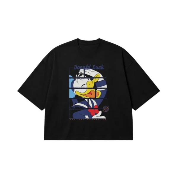 تیشرت باکسی دونالد داک طرح ملوان (Donald Duck) کد 30962
