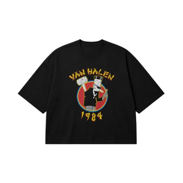 تیشرت باکسی ون هیلن طرح ۱۹۸۴ (Van Halen 1984) کد 31327