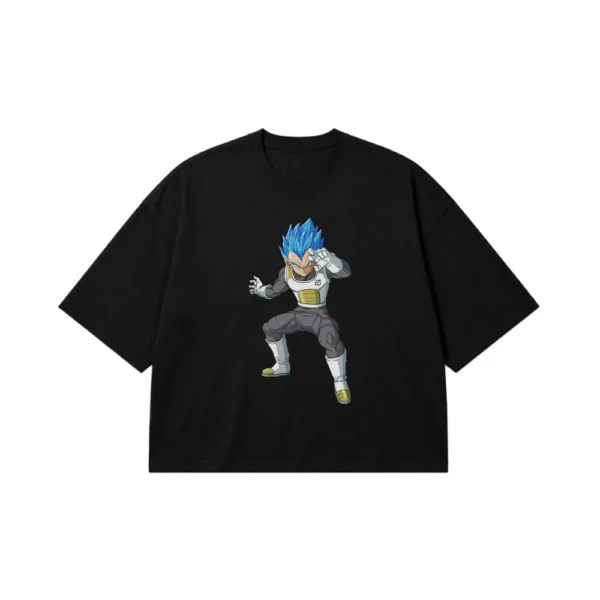 تیشرت باکسی انیمه دراگون بال طرح وجیتا (Vegeta) کد 31393