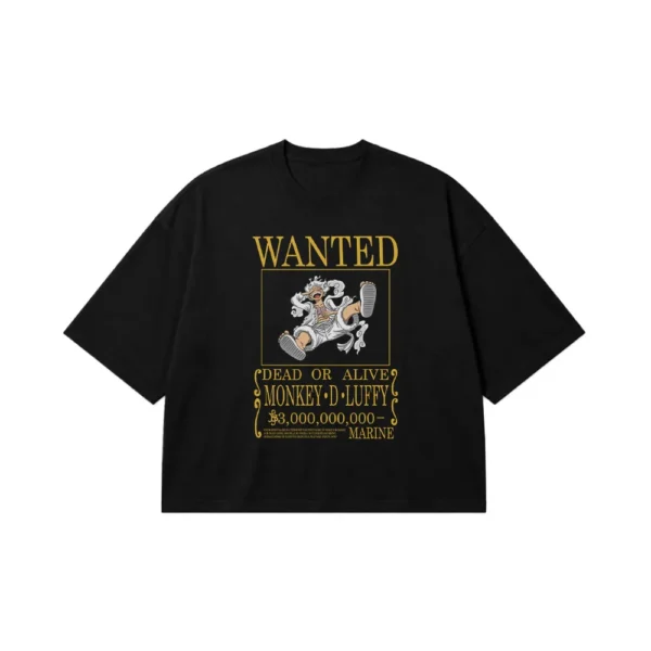 تیشرت باکسی انیمه وان پیس طرح پوستر لوفی (Monkey D. Luffy) کد 31515