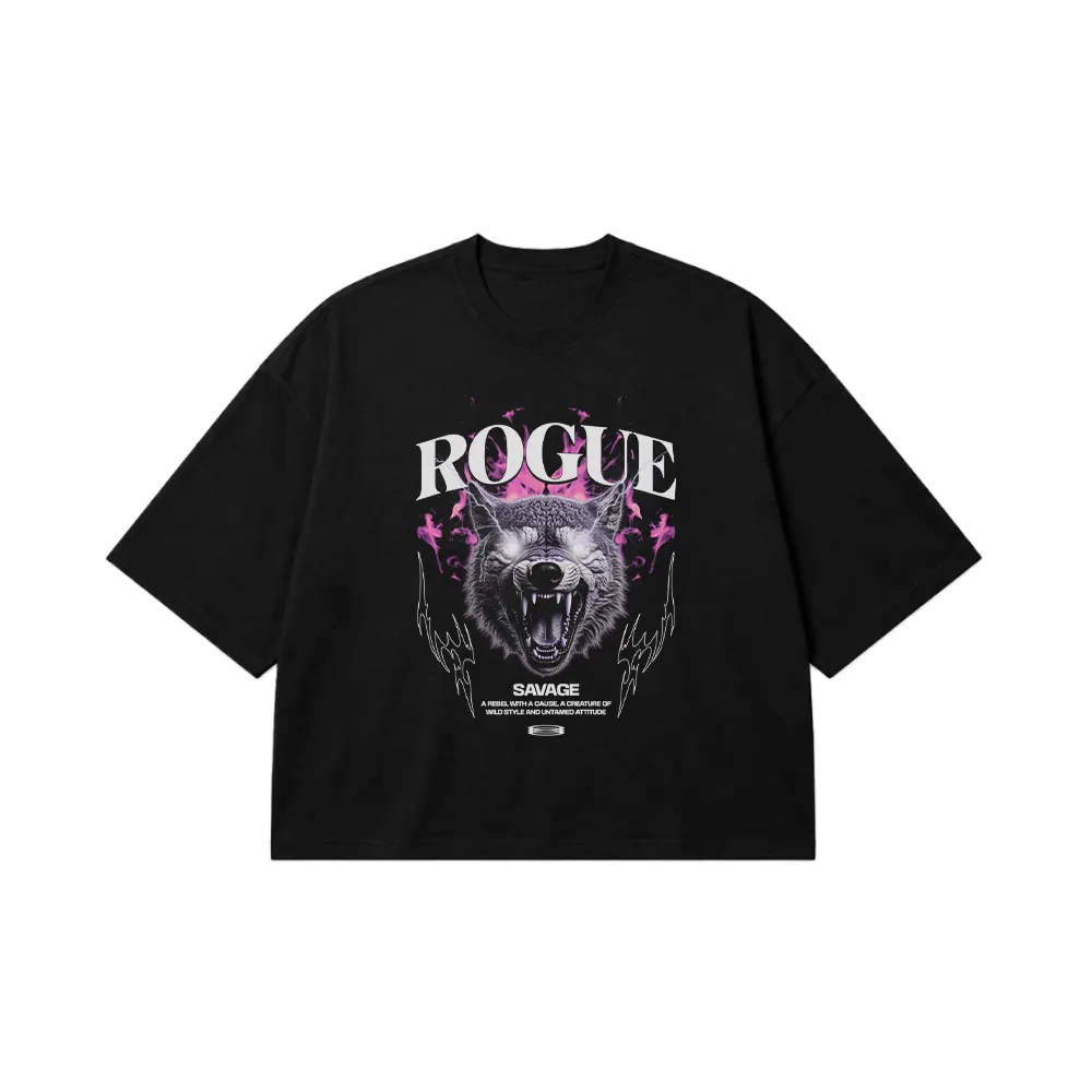 تیشرت باکسی گرگ وحشی طرح Rogue Savage کد 31652