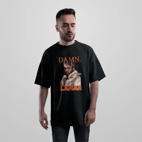 تیشرت اورسایز کندریک لامار طرح DAMN (Kendrick Lamar) کد 25101