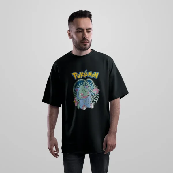 تیشرت اورسایز پوکمون طرح بالبیزور (Bulbasaur) کد 26073