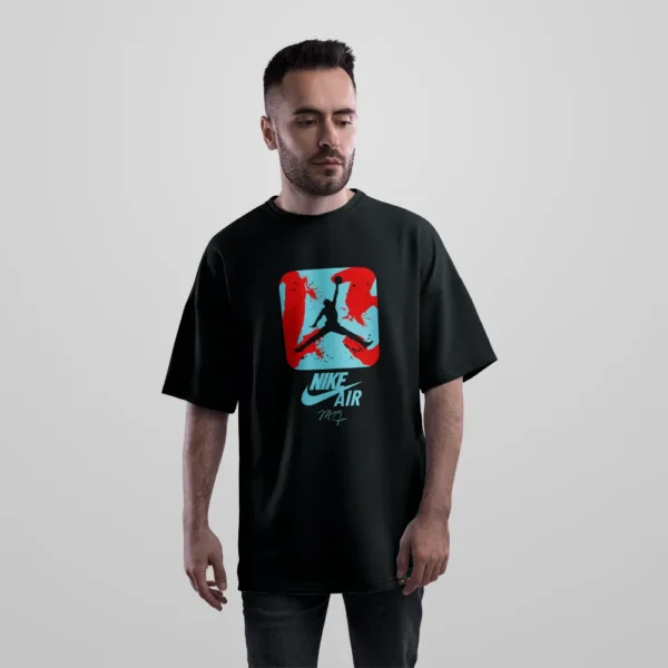 تیشرت اورسایز نایکی ایر طرح Jumpman کد 30262