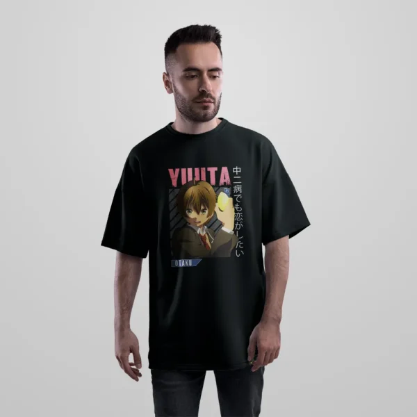 تیشرت اورسایز انیمه چونیبیو طرح یوتا توگاشی اوتاکو کد 32106